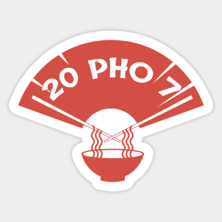 20 pho 7 - Funny Noodle Design Sticker